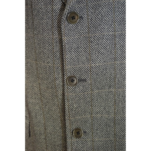 Lubiam 1911 Cashmere Mens 44L Blazer Gray Check Wool Italy Sport Coat Luxury LBM - Picture 7 of 16
